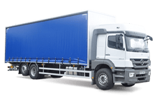 Car Hire Ossett - 26 Tonne Curtain Side Lorry - Truck hire Ossett