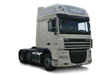 Car Hire Ossett - 44 Tonne Sleeper Truck - Truck hire Ossett