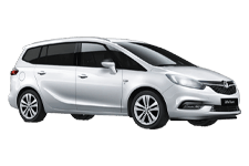 Car Hire Ossett - Vauxhall Zafira 7-Seater - Minibus hire Ossett